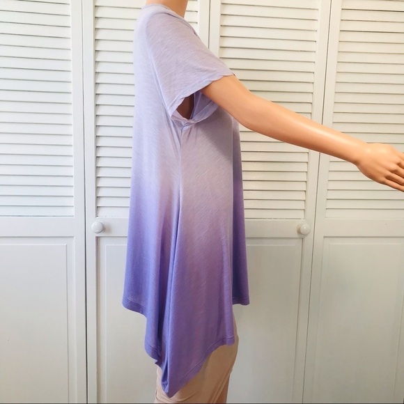 2/$50 UNITY Purple Ombré Short Sleeve Shirt Size 1X - Picture 4 of 9